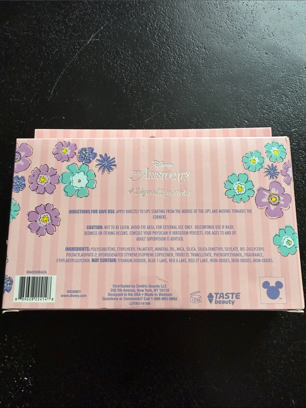 Disney The Aristocats Taste Beauty 4 liquid lipsticks - Picture 4 of 5